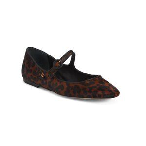 LARROUDE Natural Made In Brazil Leather Blair Slide On Mule Flats